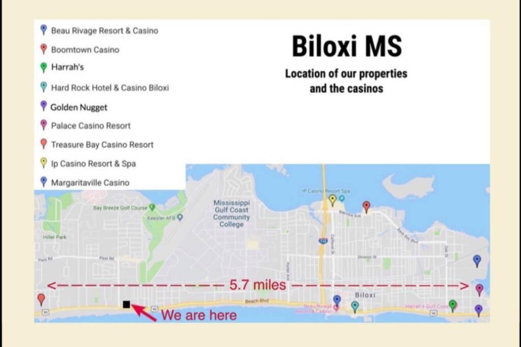 Seaside Gem Apartment Biloxi Ngoại thất bức ảnh